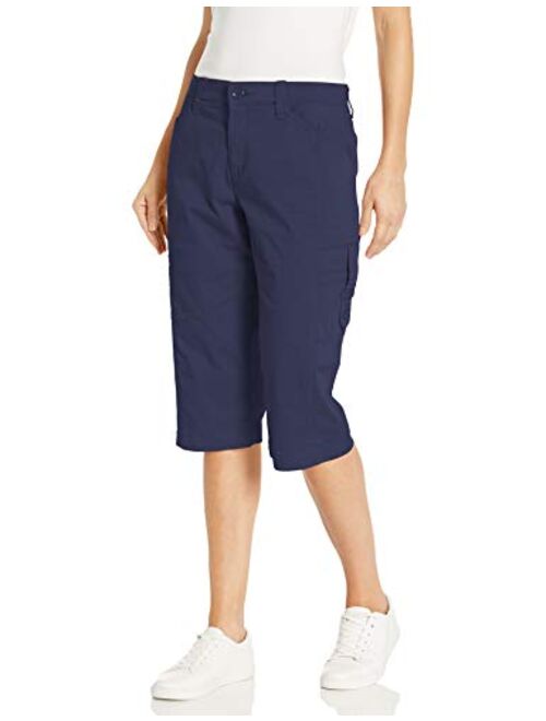 Lee Women's Flex-to-go Relaxed Fit Cargo Skimmer Capri Pant