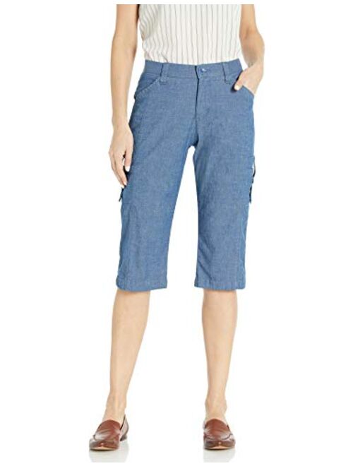 Lee Women's Flex-to-go Relaxed Fit Cargo Skimmer Capri Pant