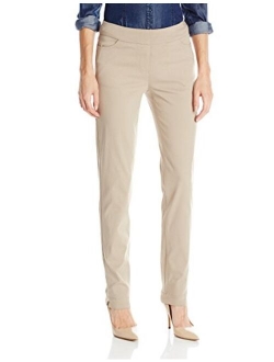 SLIM-SATION Women's Regular Pull-On Straight-Leg Pant With Pockets