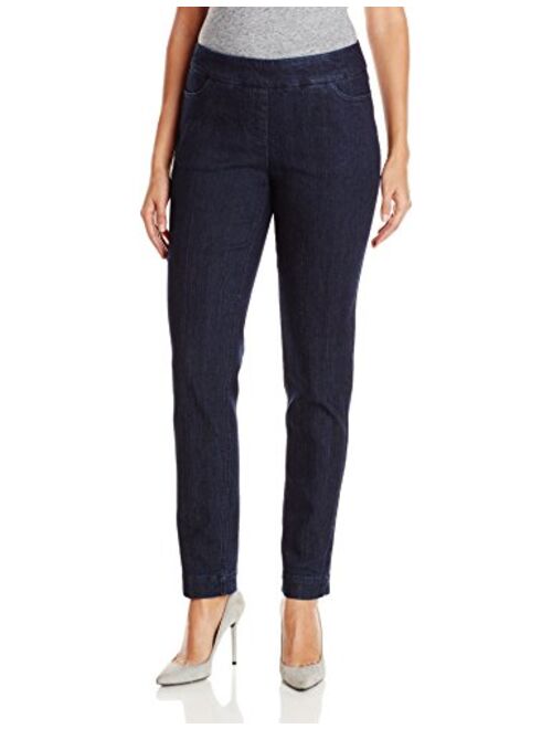 SLIM-SATION Women's Regular Pull-On Straight-Leg Pant With Pockets