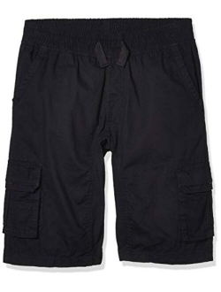 Boys' Big Belted Mini Canvas Cargo Shorts in