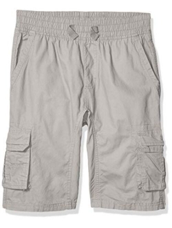 Boys' Big Belted Mini Canvas Cargo Shorts in