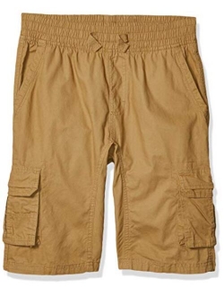 Boys' Big Belted Mini Canvas Cargo Shorts in