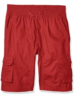 Boys' Big Belted Mini Canvas Cargo Shorts in