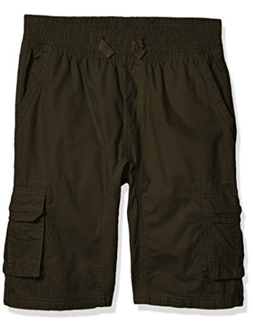 Southpole Boys' Big Belted Mini Canvas Cargo Shorts in