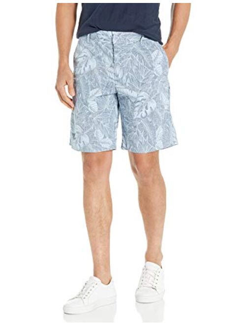 IZOD Men's Saltwater 9.5" Flat Front Drawstring Short