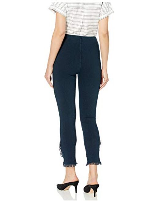 Lyssé Women's Fringe Tulip Hem Denim