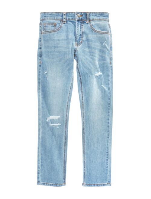 Distressed Denim Slim-Fit Jeans, Big Boys (8-20), Created for Macy's