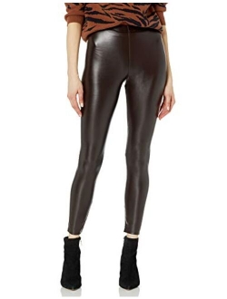 Women's Faux Leather Sleek Effect High Waist Legging