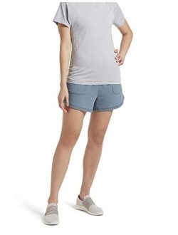 No Nonsense Women's Wide Waistband Relaxed Short with Pockets