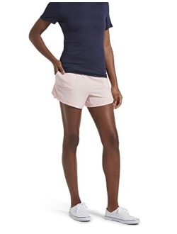 No Nonsense Women's Wide Waistband Relaxed Short with Pockets