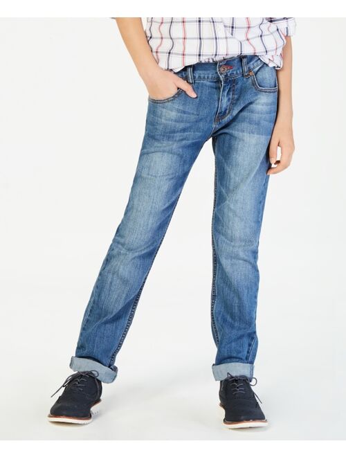 Tommy Hilfiger Regular-Fit Stone Blue Jeans, Big Boys