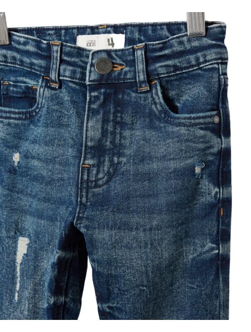 Little Boys Ollie Slim Leg Distressed Jeans