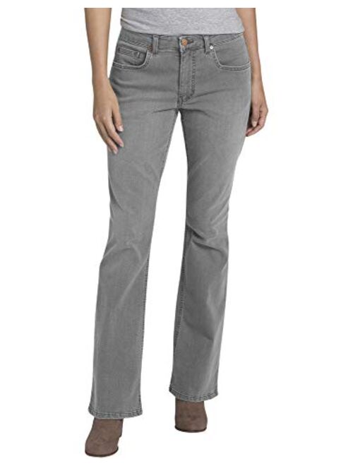 Dickies Women's Perfect Shape Denim Jean-Bootcut Stretch