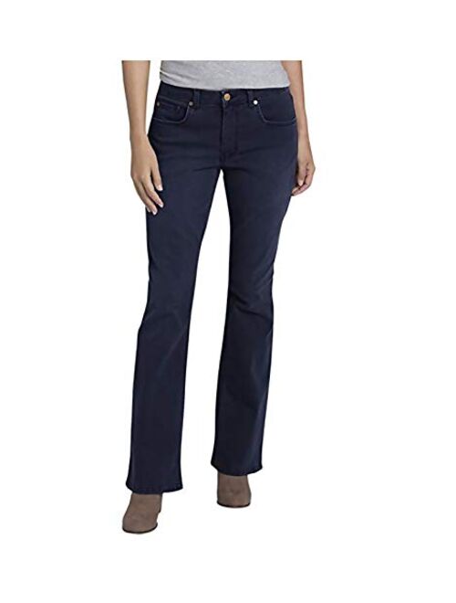 Dickies Women's Perfect Shape Denim Jean-Bootcut Stretch