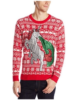 Men's Ugly Christmas Sweater Unicorn