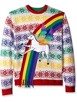 Men's Ugly Christmas Sweater Unicorn
