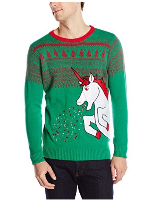 Blizzard Bay Men's Ugly Christmas Sweater Unicorn