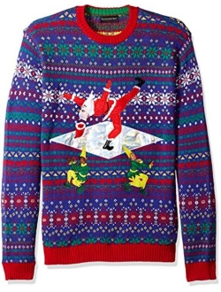 Men's Ugly Christmas Sweater Santa