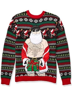 Men's Ugly Christmas Sweater Santa