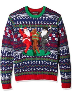 Men's Ugly Christmas Sweater Santa