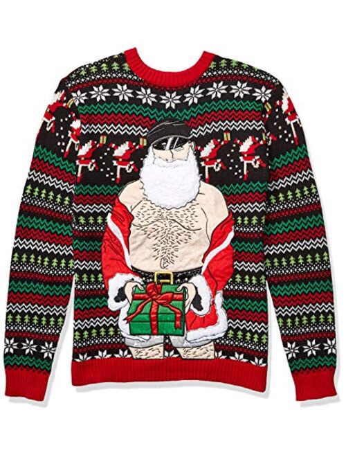 Blizzard Bay Men's Ugly Christmas Sweater Santa