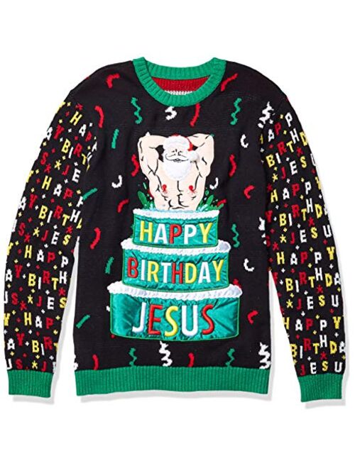 Blizzard Bay Men's Ugly Christmas Sweater Santa