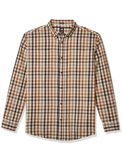 Men's Long Sleeve Flex Plaid Woven Shirt