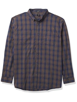 Men's Long Sleeve Flex Plaid Woven Shirt