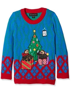 Boys Ugly Chrismas Sweater Animals