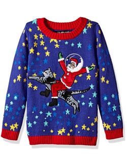 Boys Ugly Christmas Sweater Cat