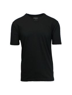 Men's Premium Cotton Blend Short Sleeve V-Neck Tees Upto 6XL