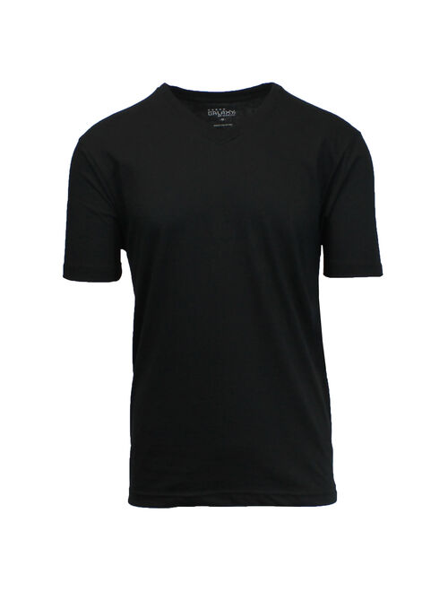 GBH Men's Premium Cotton Blend Short Sleeve V-Neck Tees Upto 6XL