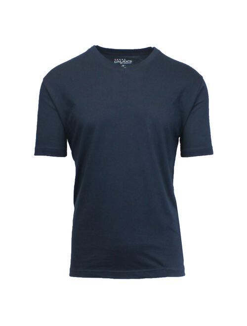 GBH Men's Premium Cotton Blend Short Sleeve V-Neck Tees Upto 6XL