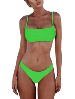 Padded Push up Brazilian Thong Bikini Sets 2021 Swimsuits for Women