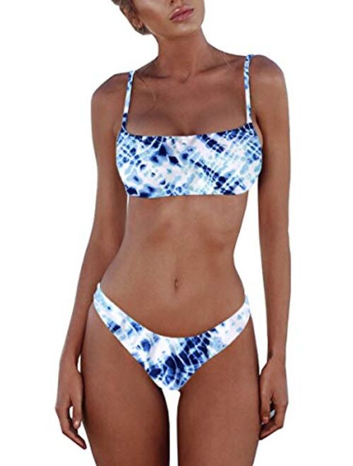 Mae Padded Push up Brazilian Thong Bikini Sets 2021 Swimsuits for Women