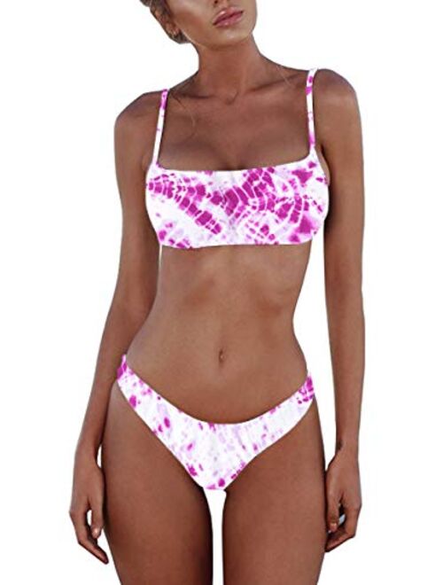 Mae Padded Push up Brazilian Thong Bikini Sets 2021 Swimsuits for Women