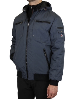 Men's Heavyweight Jacket With Detachable Hood