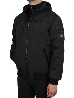 Men's Heavyweight Jacket With Detachable Hood