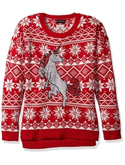 Women's Ugly Christmas Unicorn Sweater