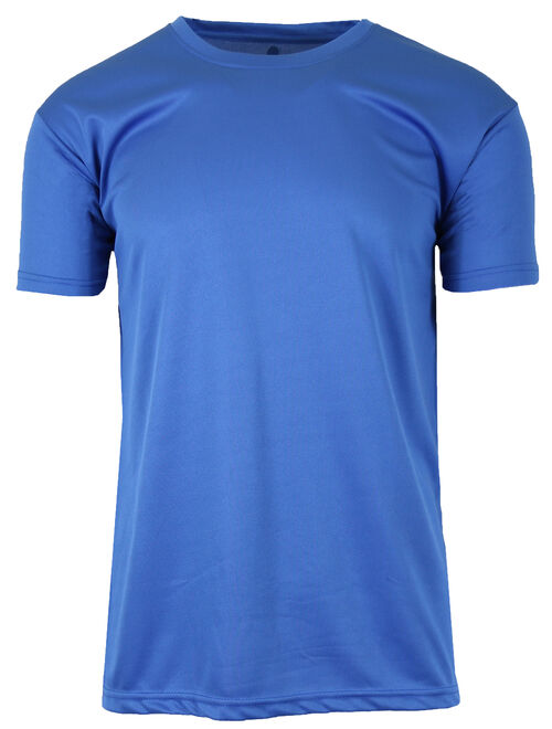 GBH Men's Short Sleeve Moisture-Wicking Quick Dry Performance Crew Neck Tee