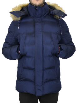 Men's Heavyweight Long Bubble Parka Jacket Winter Coat