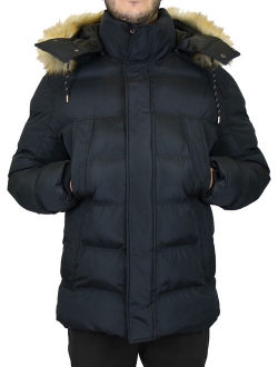 Men's Heavyweight Long Bubble Parka Jacket Winter Coat