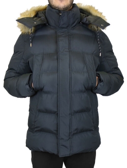 Men's Heavyweight Long Bubble Parka Jacket Winter Coat