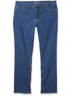 Riders by Lee Indigo Women's Fleece Lined Slim Straight Jeans