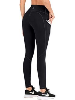 Leggings with Pockets for Women High Waisted Yoga Pants for Women Butt Lifting Workout Leggings for Women with 4 Pockets