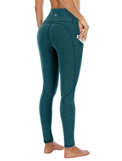 Leggings with Pockets for Women High Waisted Yoga Pants for Women Butt Lifting Workout Leggings for Women with 4 Pockets