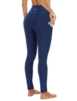 Leggings with Pockets for Women High Waisted Yoga Pants for Women Butt Lifting Workout Leggings for Women with 4 Pockets