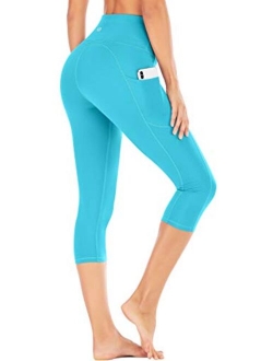 Leggings with Pockets for Women High Waisted Yoga Pants for Women Butt Lifting Workout Leggings for Women with 4 Pockets