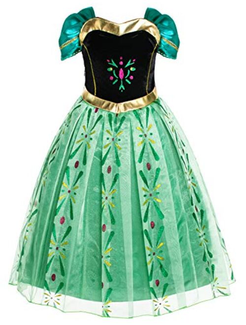 Party Chili Princess Costumes Birthday Dress Up for Little Girls Age 2-11 Years